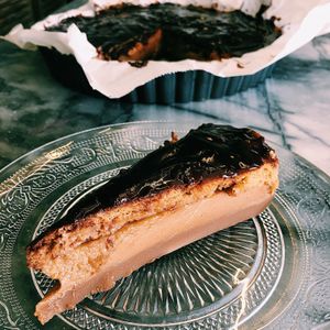 Peanut butter and chocolate pie “vegetarian”  at O Xexexe in Costa Da Caparica