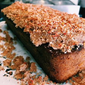 Bulgur and Coconut Cake (vegetarian) at O Xexexe in Costa Da Caparica