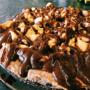 Vegan Banana And Coffee Pie at O Xexexe in Costa Da Caparica