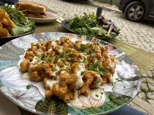 Mac No Cheese at O Xexexe in Costa Da Caparica