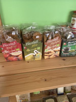 Selection of biscuits at Alfarroba Cafe in Albufeira