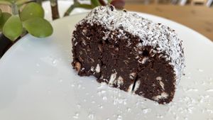 Salame at Alfarroba Cafe in Albufeira