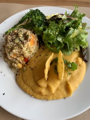 Main dish. So good!!  at Alfarroba Cafe in Albufeira