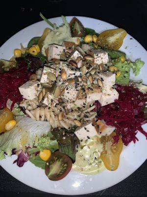 tofu Salad  at Alfarroba Cafe in Albufeira