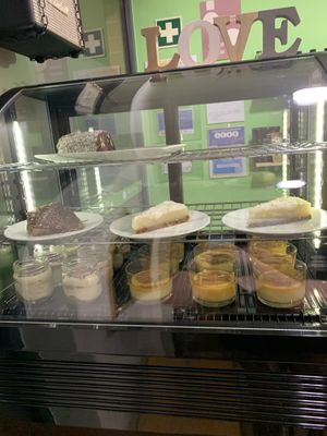 variety of desserts   at Alfarroba Cafe in Albufeira