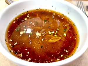 Miso Soup  at Alfarroba Cafe in Albufeira