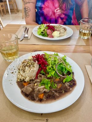 Feijoada  at Alfarroba Cafe in Albufeira