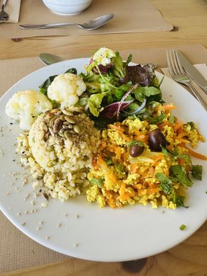   at Alfarroba Cafe in Albufeira