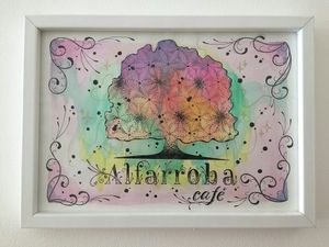 cute at Alfarroba Cafe in Albufeira