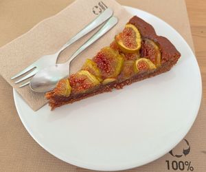 Fig cake at Alfarroba Cafe in Albufeira