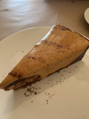 Peanut butter cake! 😋  at Alfarroba Cafe in Albufeira