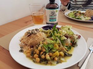 Prato do dia  at Alfarroba Cafe in Albufeira