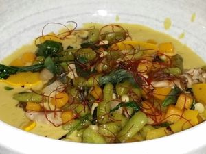 kale cavatalli noodle at Erven in Santa Monica