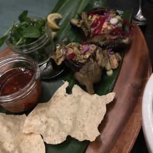 eggplant yummy  at Erven in Santa Monica