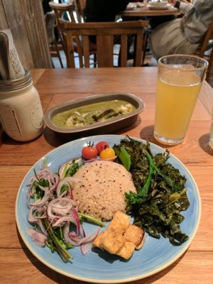 gluten free vegan curry at Mr. Farmer - Roppongi in Tokyo
