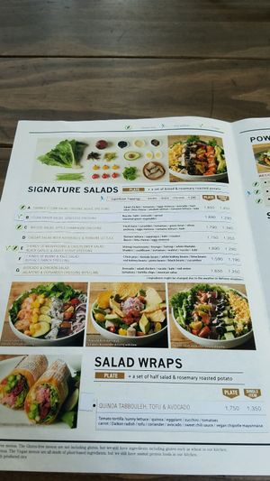 menu at Mr. Farmer - Roppongi in Tokyo