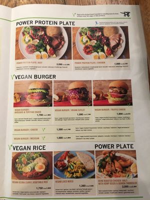 Menu at Mr. Farmer - Shinjuku in Tokyo