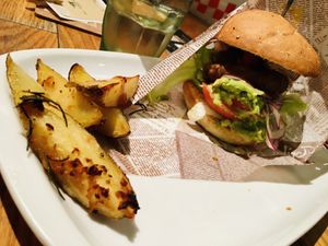 Vegan Mexican Burger.  at Mr. Farmer - Shinjuku in Tokyo