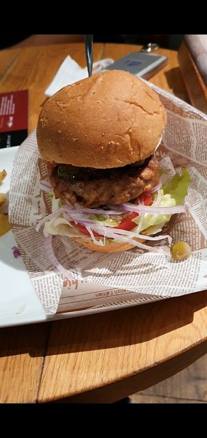 Mexican burger at Mr. Farmer - Shinjuku in Tokyo