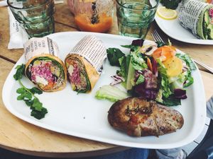 Tofu wrap at Mr. Farmer - Shinjuku in Tokyo