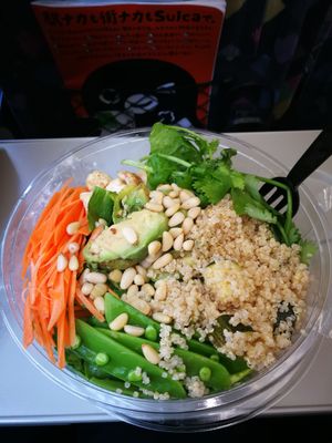 Create your own salad at Mr. Farmer - Shinjuku in Tokyo