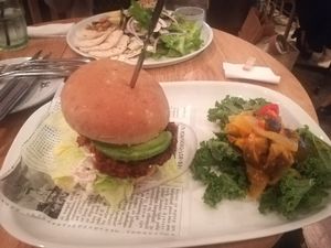 New vegan teriyaki burger from 2018 November at Mr. Farmer - Shinjuku in Tokyo