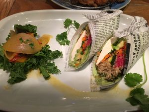 Vegan wrap at Mr. Farmer - Shinjuku in Tokyo