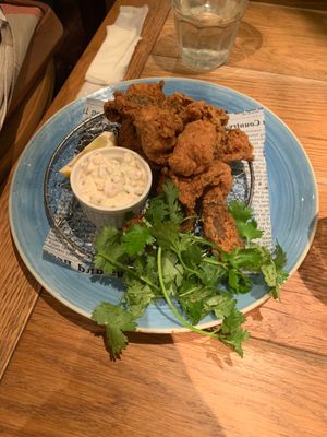 Vegan fried chicken at Mr. Farmer - Shinjuku in Tokyo
