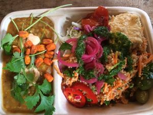 Daal and salad. 😍 at Cafe Reborn in Viborg