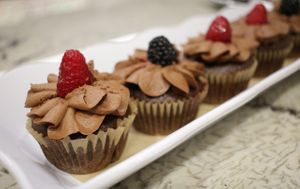 100% Organic Vegan Chocolate Fruity Cupcake at 4th Generation Organic Market - West in Boca Raton
