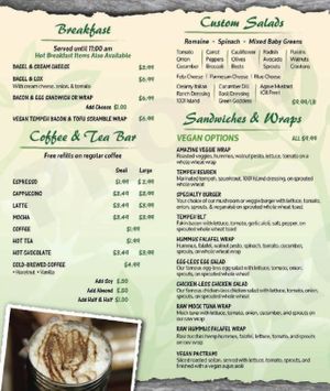 Menu at 4th Generation Organic Market - West in Boca Raton