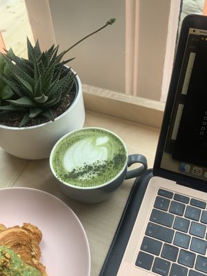 matcha  at Hey Plant Bae in Edinburgh
