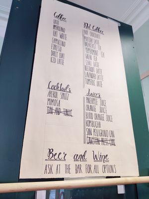 Lots of lattes at Hey Plant Bae in Edinburgh