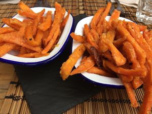 Sweet potato fries  at Monkey in Chamonix-mont-blanc