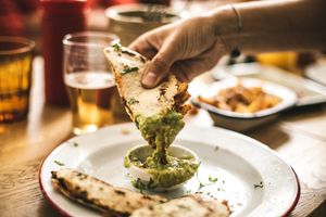 Quesadillas at Monkey in Chamonix-mont-blanc