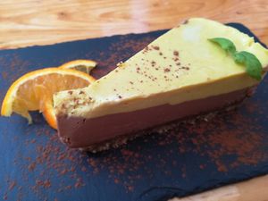 Raw Orange - Chocolate Cake at SHE Bio Bistro in Sibenik