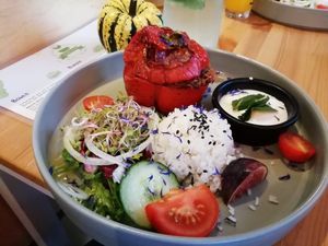 Gefüllte Paprika at Ich Bin So Frey in Landau