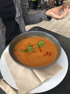 lentil soup  at Ich Bin So Frey in Landau