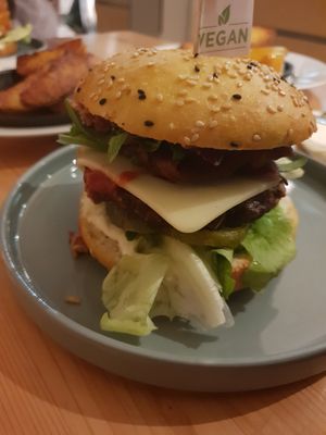 Westernstyle Burger at Ich Bin So Frey in Landau