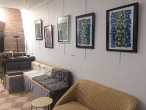 Inside decor  at La Face B in Lille