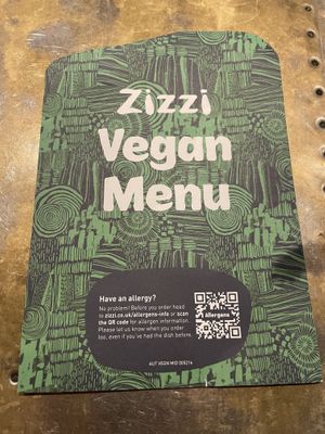 Menu   at Zizzi in Kingston Upon Thames