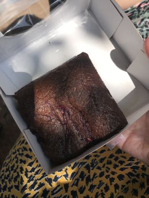 Vegan brownie! 😍 at PiqNiq in Menorca