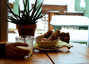 Dinning room. Come in and enoy a margarita or cinnamon dusted churros.  at Burrito Grill in Kimberley