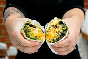 The Gatherer burrito at Burrito Grill in Kimberley