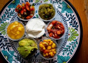 Salsas all fresh and made in house at Burrito Grill in Kimberley