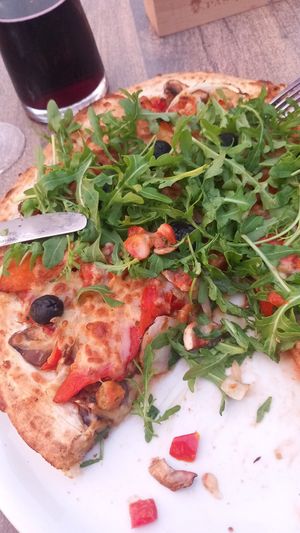 Super. Endlich mal ne gute Vegane Pizza at Nadtila  in Diepholz