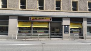 Exterior (busy road in front) at Abyssinia in Neuchatel