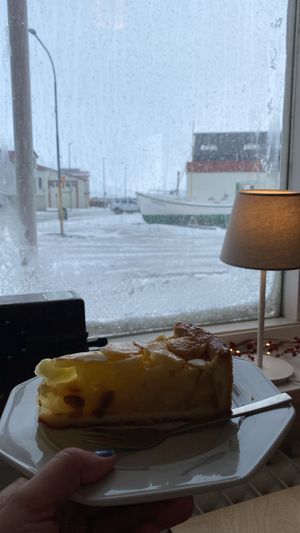 Apple pie  at Kaffi Klara in Olafsfjordur