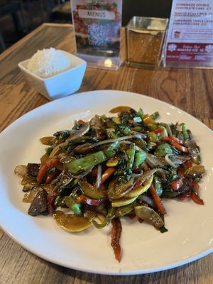 Pad Pak mixed vegetables   at Pakpao Thai in Dallas