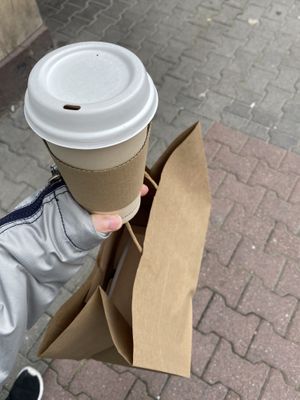 They have cups from recycled paper at Kawiarnia Stragan in Poznan